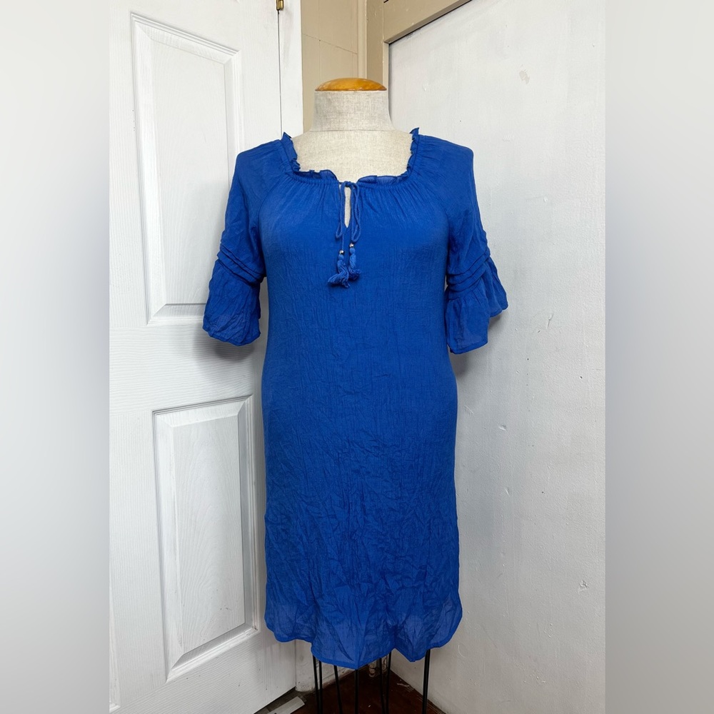 Mlle Gabrielle Dress For Women XL Pre Owned Excellent Condition Blue